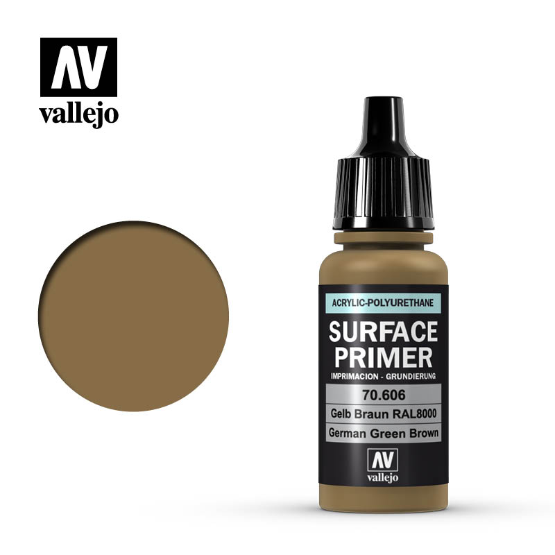 Vallejo Surface Primer German Green Brown 60ml